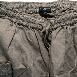 Banana republic linen wide leg pants